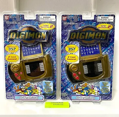 Digimon 2000 D-Terminal - D Terminal - Gold Bandai V-Pet New Sealed !Ultra Rare! • $149.99