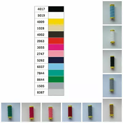 £3.59 • Buy 2 X 10 Metre Reels Gutermann Shirring Elastic Thread Shirring Thread 14 Colours 