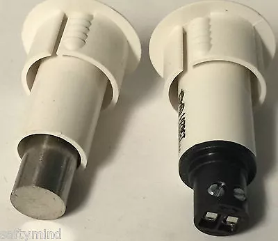 $4.99 • Buy Brand New 1078CTW White Steel Door Contacts Wired DSC PC1616 PC1832 PC1864