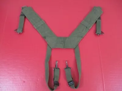 Vietnam US Army M1956 H-Pattern Field Suspenders - Sz: LONG - Dated 1967 - NICE • $32.99