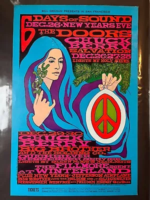 BG-99 The Doors 6 Days Of Sound Concert Poster Bonnie Maclean • $600