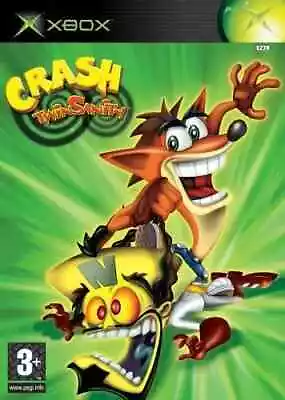 Crash TwinSanity 2004 Microsoft Xbox Video Game With Manual - PAL (A) • £9.95