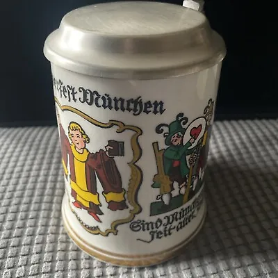 Vintage Oktoberfest Beer Stein-Munich-By Alpina Porzellan  • $69.99