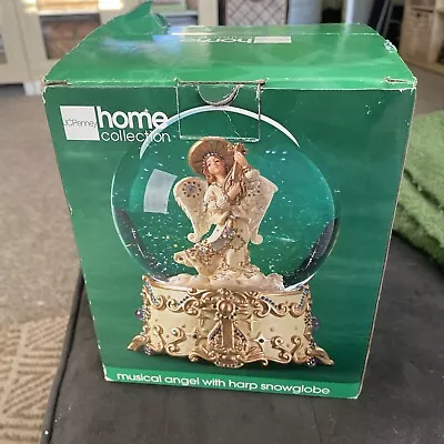 JCPenney Home Collection Musical Angel Snow Globe Hark The Herald  • $14.99