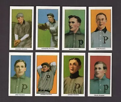 1909-1911 T206 PROVIDENCE GRAYS Complete 8 Card Team  REPRINT Set | CCC 1988 • $6.95