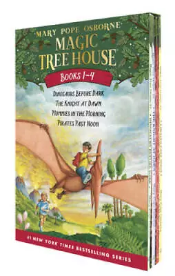 Magic Tree House Boxed Set Books 1-4: Dinosaurs Before Dark The Knight  - GOOD • $6.37