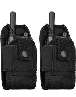 Universal Radio Pouch Molly Nylon Carry Bag For Police LE Security. (2 Pack ) • $10.99