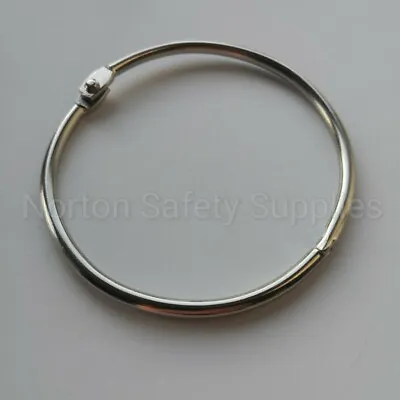 1PC Extra Large Hinged Keyring / Split Ring / Jailers Fob 76mm • £2.99