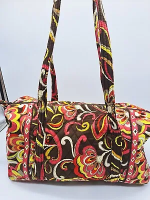 Vera Bradley Puccini Pattern Duffel Barrel Travel Bag Tote Shoulder Retired • $25.99