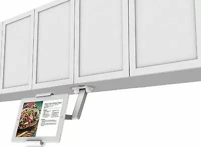 Kitchen Tablet Holder Wall Under Cabinet Mount Bracket Stand For IPad IPhone • £27.92