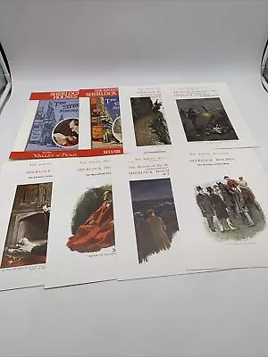 1987 Westminster Library Collection. Sherlock Holmes Strand Magazine Prints Lot. • $49.95