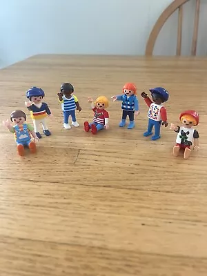 Playmobil Lot Of 7 Multicultural Children  • $15