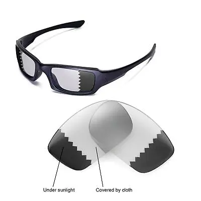 New Walleva Polarized Transition/Photochromic Lenses For Oakley Fives 3.0 • $24.99