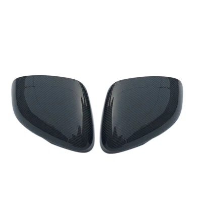£80.45 • Buy Carbon Fiber Side View Mirror Covers Cap Fit For Jaguar XE XK XF XJ 2012-2018 I