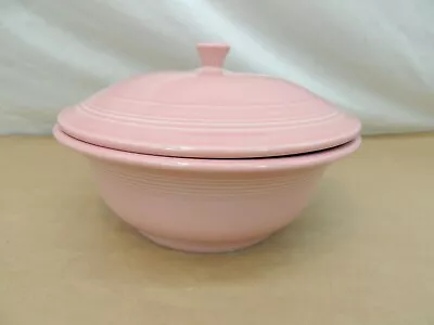 Vintage 9  Fiesta Covered Serving Dish Rose Pink • $46.94