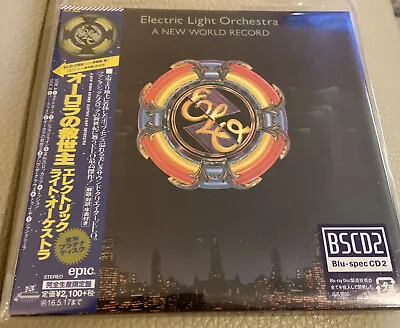 ELO A New World Record Blu-spec CD2 Mini Album Japan SICP 30895 Rare Find • $53