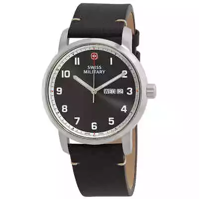 Swiss Military Attitude Quartz Black Dial Men's Watch 01.1541.316 • $54.99