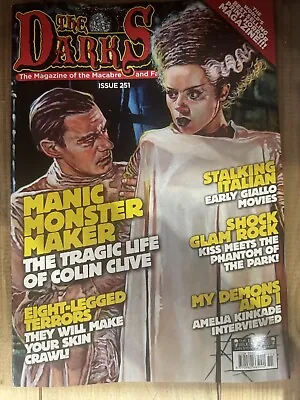 The Dark Side Magazine #251 2024 Colin Clive Early Giallo Movies 8-Legged Terr • £8