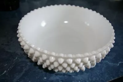 Fenton White Hobnail Milk Glass 3-Footed Bowl • $9.99