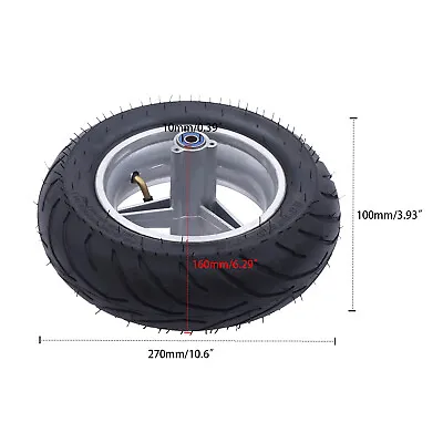 110/50-6.5 Mini Pocket Bike REAR Wheel W/ Tyre Alloy Rim Hub Inner Tube USA • $45