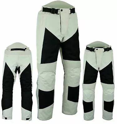 WARRIOR Summer Mesh Motorcycle Trouser Waterproof Breathable Textile CE ARMOUR  • $119.99