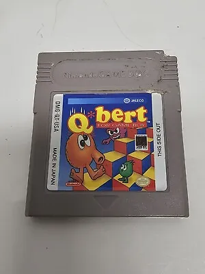 VINTAGE 1992 Nintendo Game Boy QBert Game Cartridge BN • $18.71