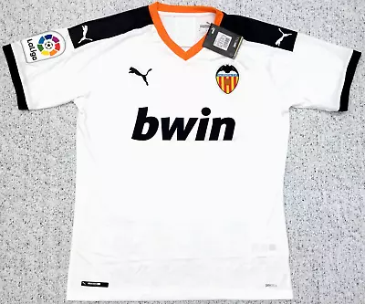 Authentic Valencia 2019-20 Home Football Shirt Medium Adult Puma (b.n.w.t) • £38