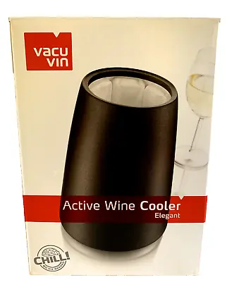 Vacu Vin Active Wine Cooler Elegant Black Never Used • $14.99