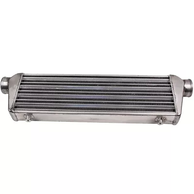$97.63 • Buy 2.5'' Inch Outlet / Inlet Bar & Plate Turbo Intercooler 550x180x65mm Front Mount