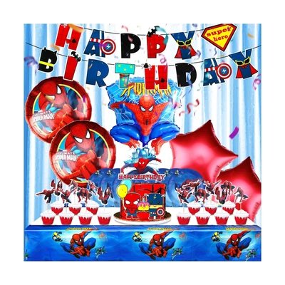 $28.36 • Buy 42PCS SpiderMan Birthday Decorations,Party Supplies Set Includes Happy Birthd...