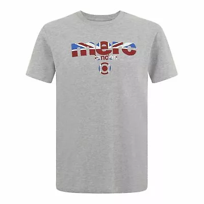 MERC Broadwell Light Grey Marl 100% Cotton T-shirt Size Medium-XXL • £15.95