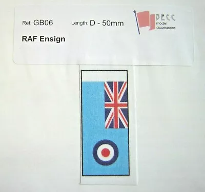 RAF ENSIGN FLAG  (Cotton Printed On Both Sides) • £5.55