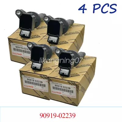 4X For Denso Ignition Coil 90919-02239 For Toyota Corolla Celica Matrix • $85.99