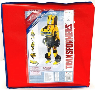 $59.99 • Buy Disguise Bumblebee Transformer Converting Costume,  Boys Youth Complete Outfit