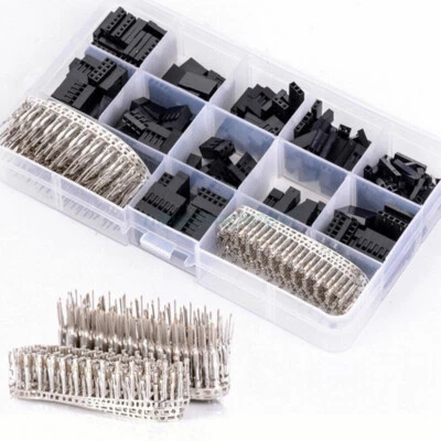 620Pcs 2.54mm Dupont Pin Crimp Wire Housing Kit Header Female Connector Kit AU • $22.50