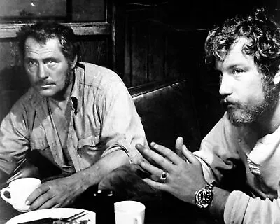 Jaws Robert Shaw 7 Richard Dreyfus At Dining Table In Orca 8x10 Inch Photo • $10.99