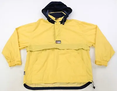 Rare VTG CHAPS Ralph Lauren Spell Out 1/2 Zip Pullover Sailing Jacket 90s Polo L • $19.99