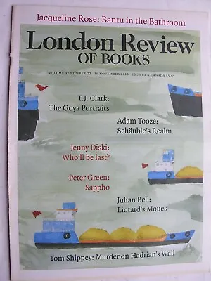 LONDON REVIEW OF BOOKS Nov 19 2015 Oscar Pistorius Inklings US-Mexico Border • £8.50