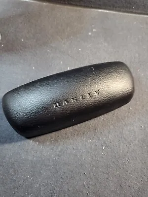$15 • Buy OAKLEY BLACK HARD LEATHER CLAMSHELL GLASSES CASE 160 X 60 X 50mm