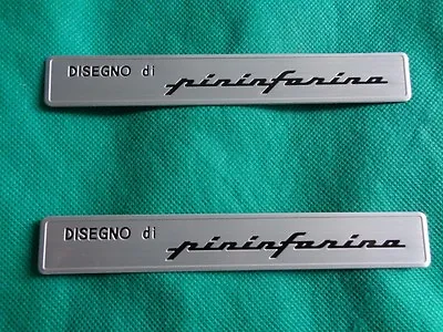 Pininfarina Emblem 2pcs New Metal Ferrari F40 308 F50 Alfa Fiat Maserati Coupe • $18