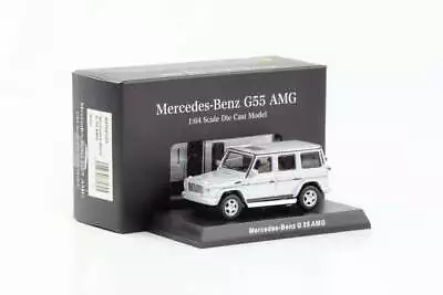 1:64 Mercedes-Benz G55 AMG Silver Kyosho K07021G3 • $13.96