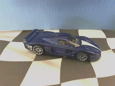 Hot Wheels 2007 Mystery Car 10/24 166  Maserati MC12 BLUE 10SP_White • $19.99