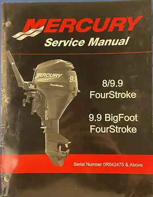 Mercury Outboard Motor Service Manual 8/9.9 Fourstroke 9.9 Bigfoot Fourstroke • $119.99