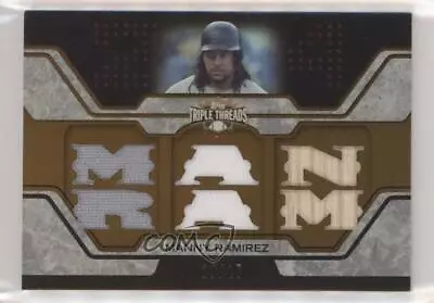 2008 Topps Triple Threads Relics Sepia /27 Manny Ramirez #TTR-114 • $23.24