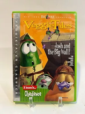 Veggie Tales: Josh And The Big Wall! (DVD 1997) ** RARE / LIKE NEW ** • $15