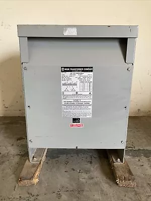 Used MGM HT15A3K2SH 15 KVA 3 Phase 480 Volt Primary 240/120 Volt Transformer • $600