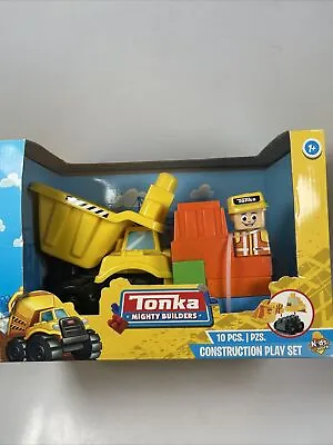 Tonka Mighty Builders Construction Site Play Set Kids Toys Excavator Blocks New • $34.25