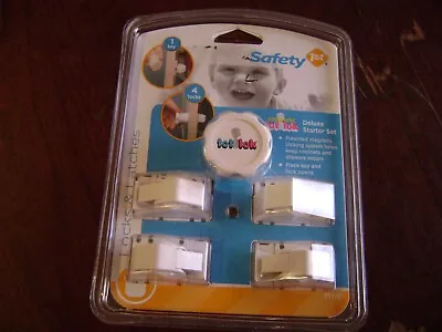 Safety 1st Magnetic Tot Lok Deluxe Starter Set 1 Key 4 Locks  Model 71175 • $14.99