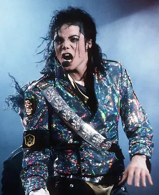 Michael Jackson Singing  In Concert 8x10 Picture Celebrity Print • $3.98