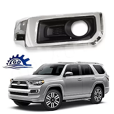 For 2014-2021 Toyota 4Runner Limited Fog Lamp Cover Bezel With Chrome Trim LH • $45.99